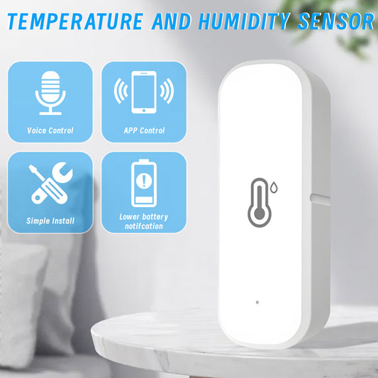 AUBESS Tuya Smart WiFi Temperature And Humidity Sensor | Low battery alarm