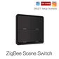 AUBESS Tuya ZigBee Black Scene Button Switch|Multiple Scenes