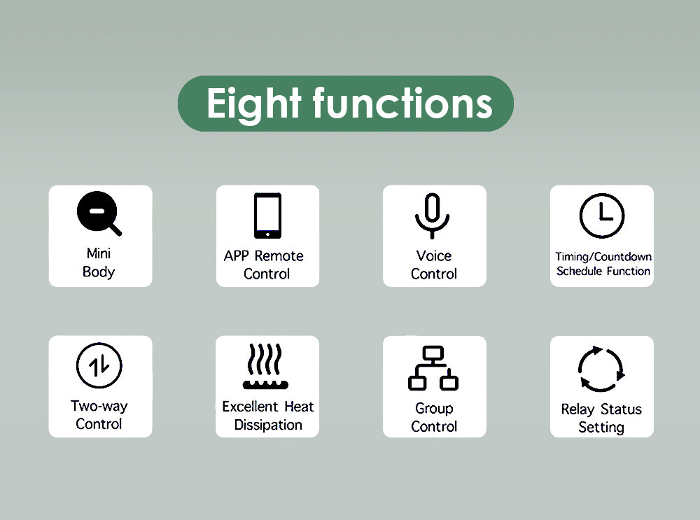 AUBESS Wifi/Zigbee 1/2/3/4 Gang Smart Switch| Module 2 Way Control