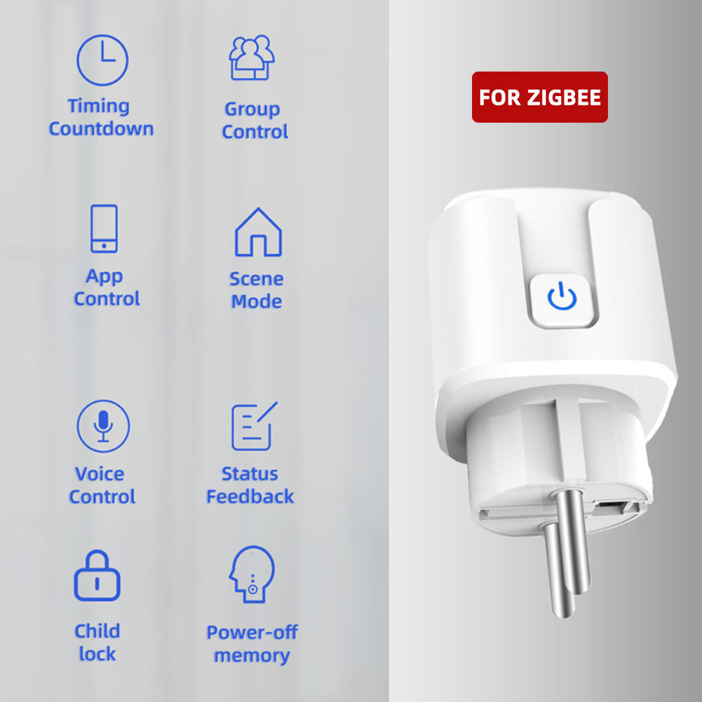 AUBESS Tuya ZigBee Smart Socket 20A |Electricity statistics