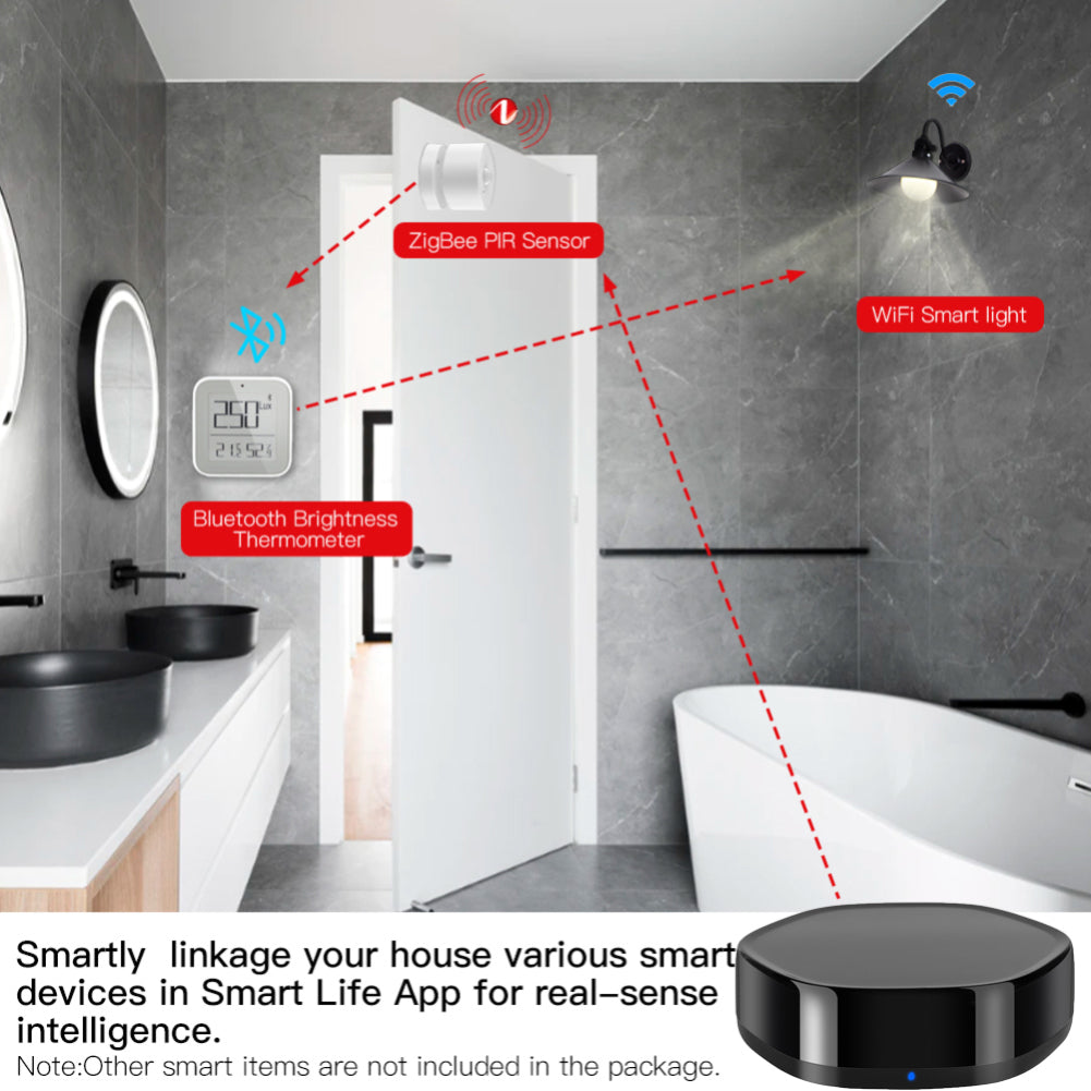 AUBESS Zigbee Multi-mode Gateway + IR Universal Remote Control