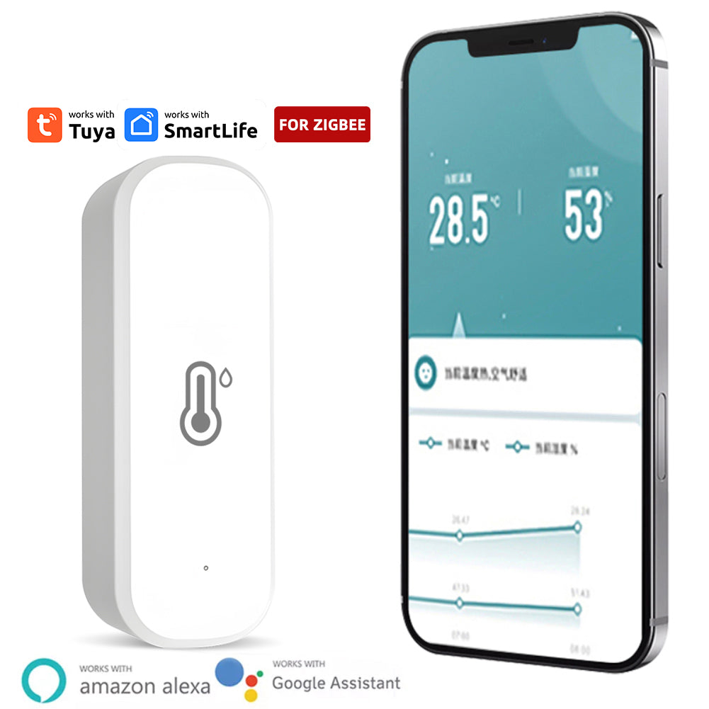 AUBESS Tuya Smart WiFi/ZigBee Temperature And Humidity Sensor|New mini