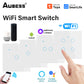 AUBESS Tuya WiFi Zero Fire Panel Switch Model | European Standard