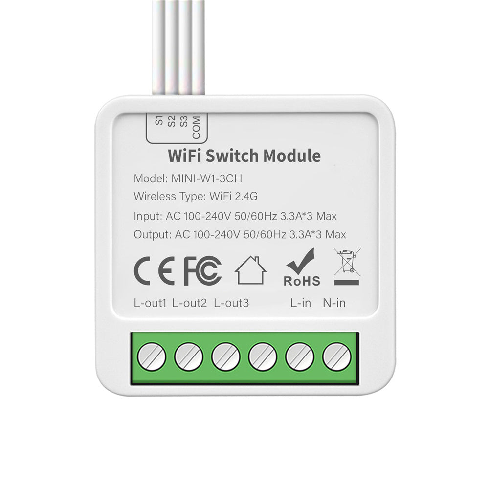 AUBESS Wifi/Zigbee 1/2/3/4 Gang Smart Switch| Module 2 Way Control