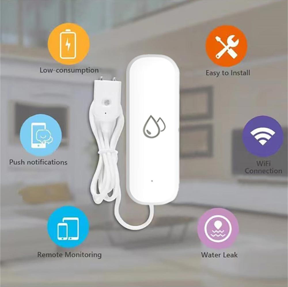 AUBESS Tuya WiFi Water Sensor | Water Leakage Alarm