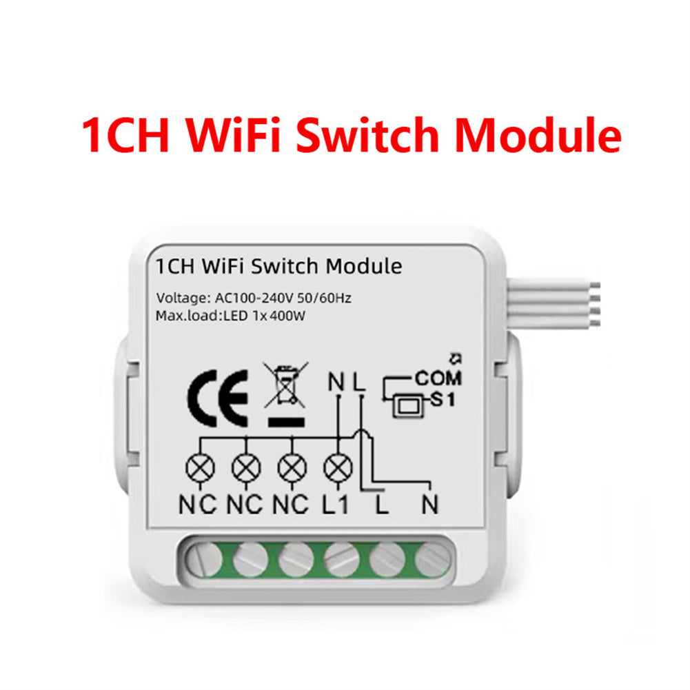 Aubess Tuya WiFi 1 / 2 / 3 / 4 gang Module | Voice Control