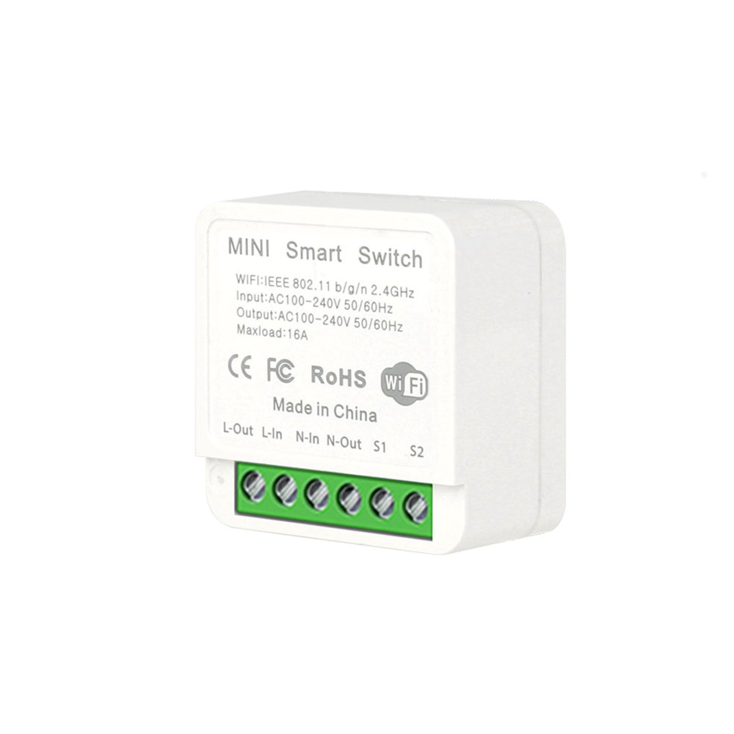 AUBESS Tuya Wifi Bluetooth 16A Smart Switch |Bimode