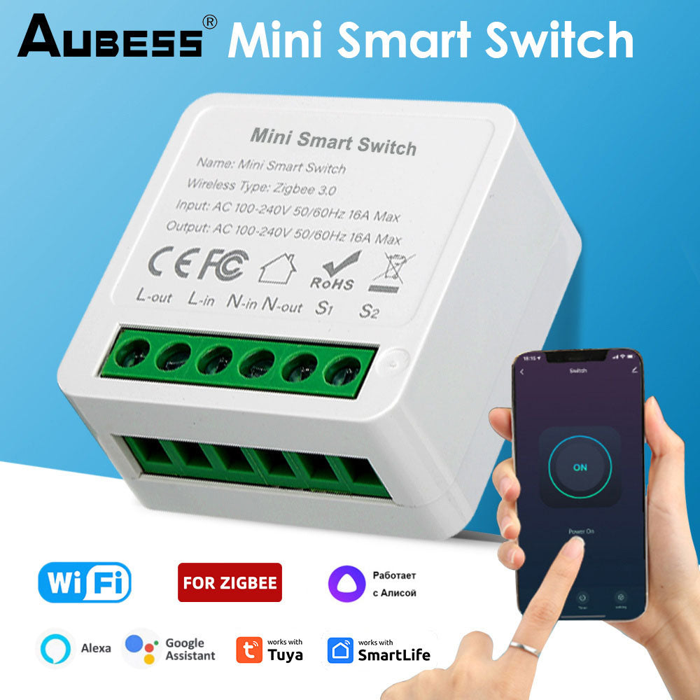 AUBESS Wifi/Zigbee 1/2/3/4 Gang Smart Switch| Module 2 Way Control