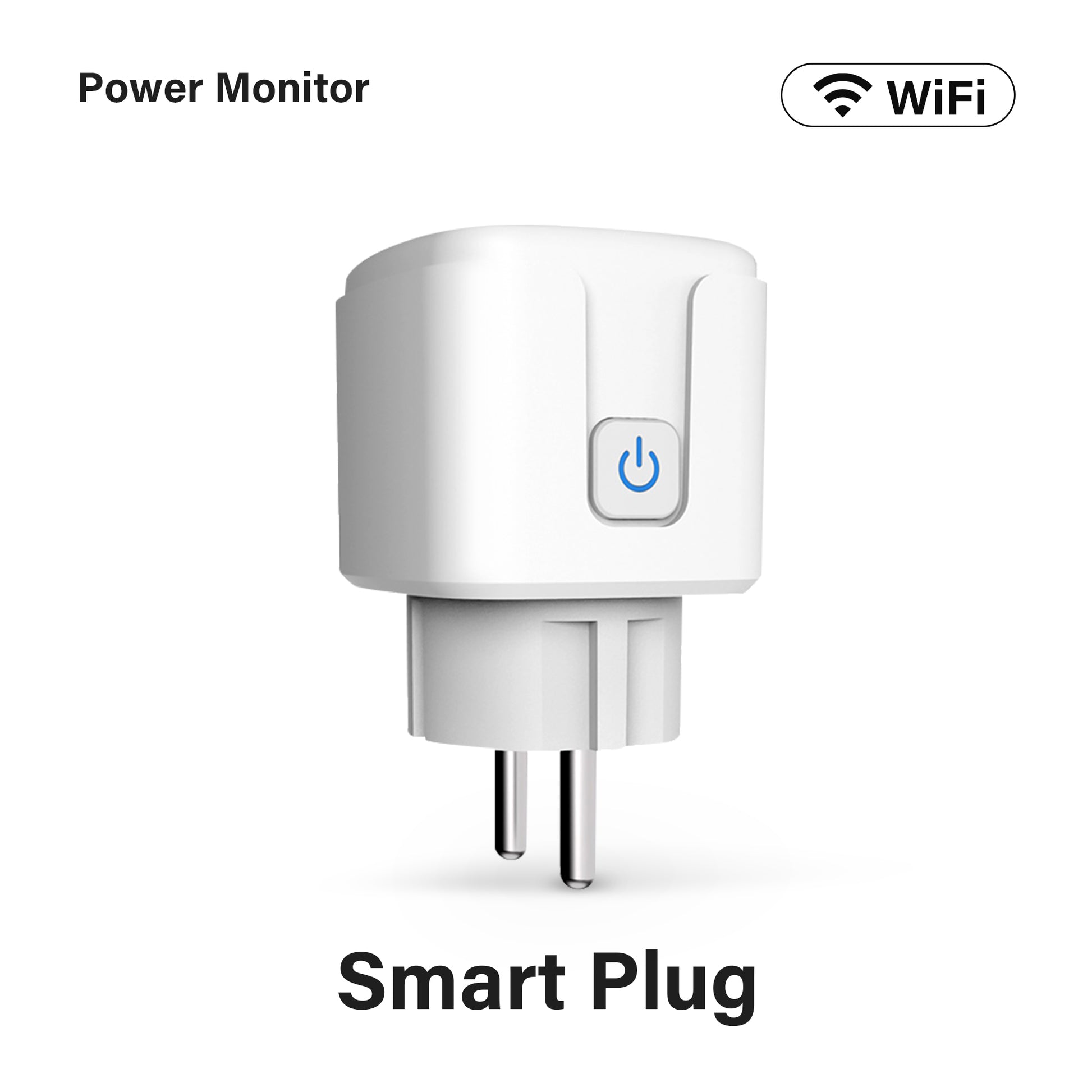 HomeSeer HS-SP100 WiFi Smart Plug w/ Energy Monitoring, Works with Ale