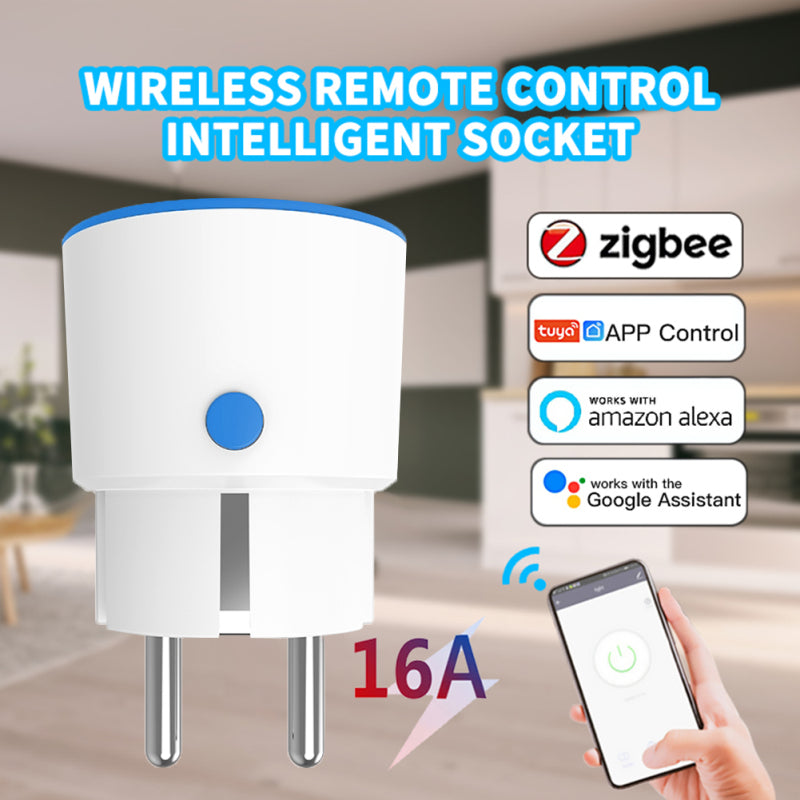 SZDOIT 1/2pcs Zigbee Smart Plug/Smart Outlet Works with Echo Plus Hub, Philips Hue,SmartThings,Google Home(Hub Required 3.0) - AliExpress